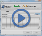 Screencast for Excel to vCard converter