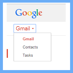 log to gmail account to transfer excel contact