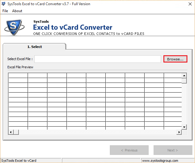 import vCard contact to windows device