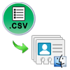 bulk conversion of csv to vcf mac