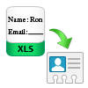 export xlsx to vcf with empty email address
